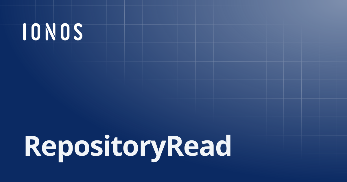 RepositoryRead | Python SDK