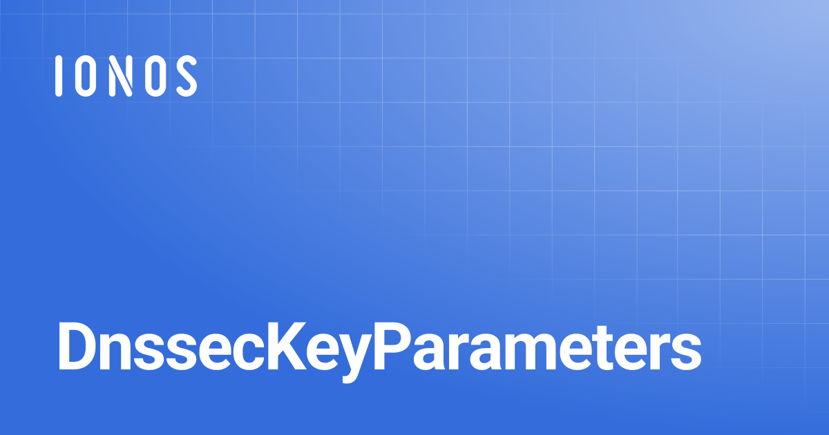 DnssecKeyParameters | Go SDK