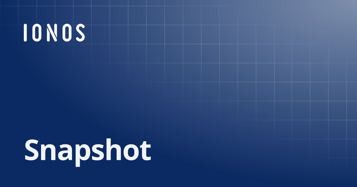 Snapshot | Python SDK