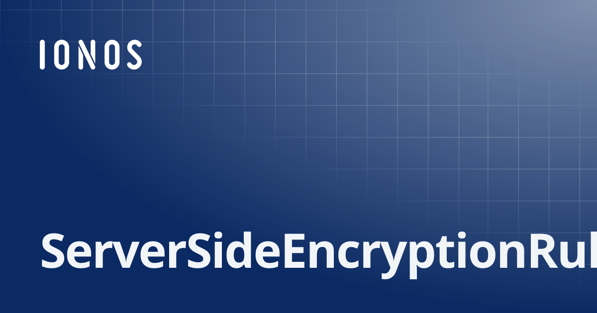 ServerSideEncryptionRule | SDK Go Bundle