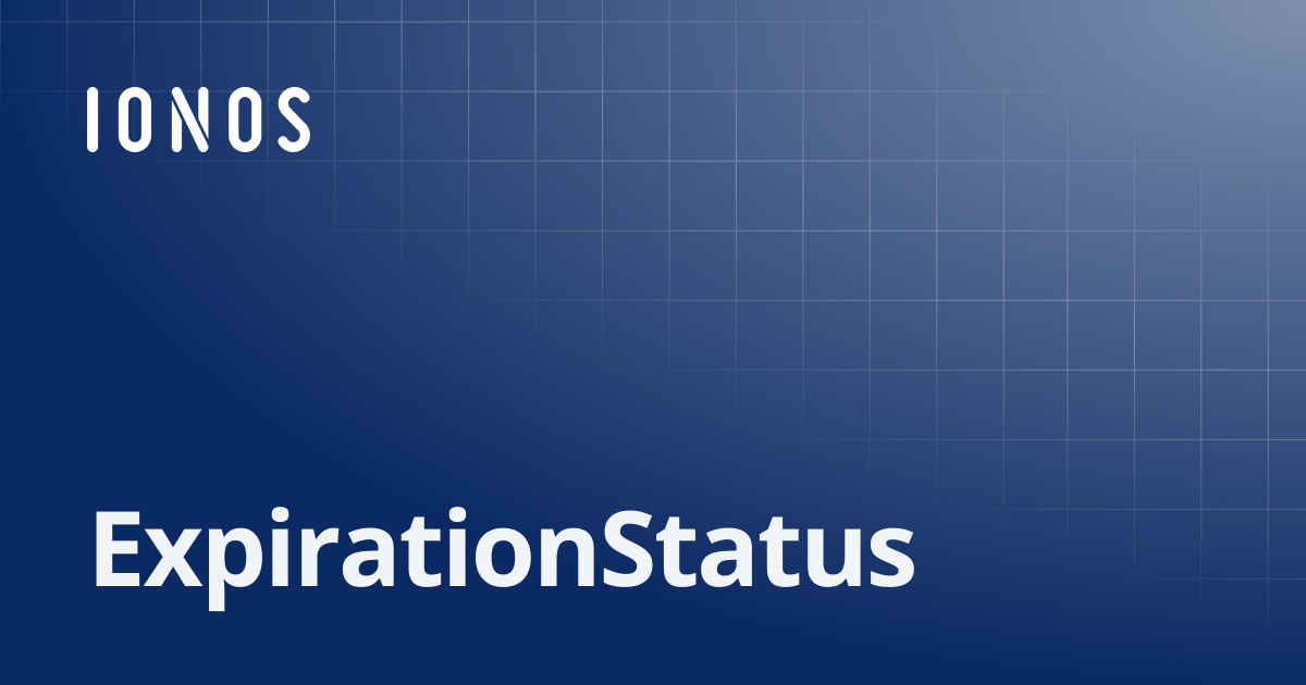 ExpirationStatus | SDK Go Bundle