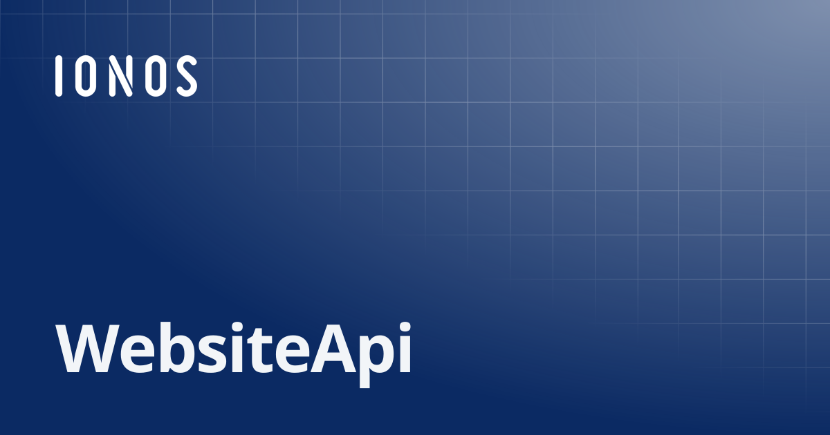 WebsiteApi | SDK Go Bundle