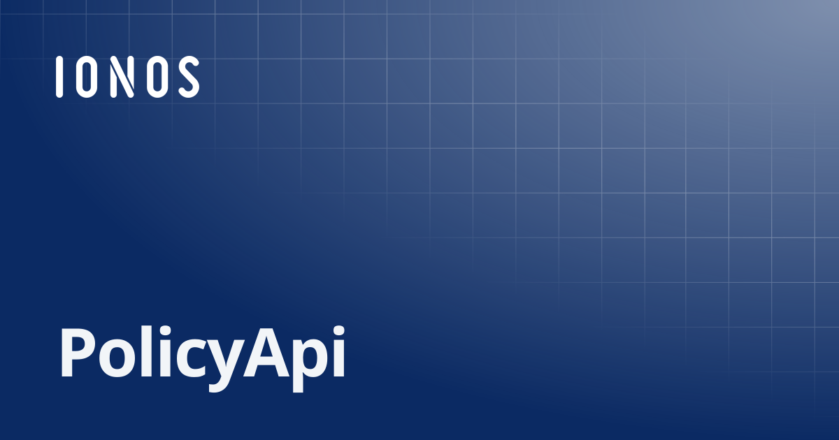 PolicyApi | SDK Go Bundle