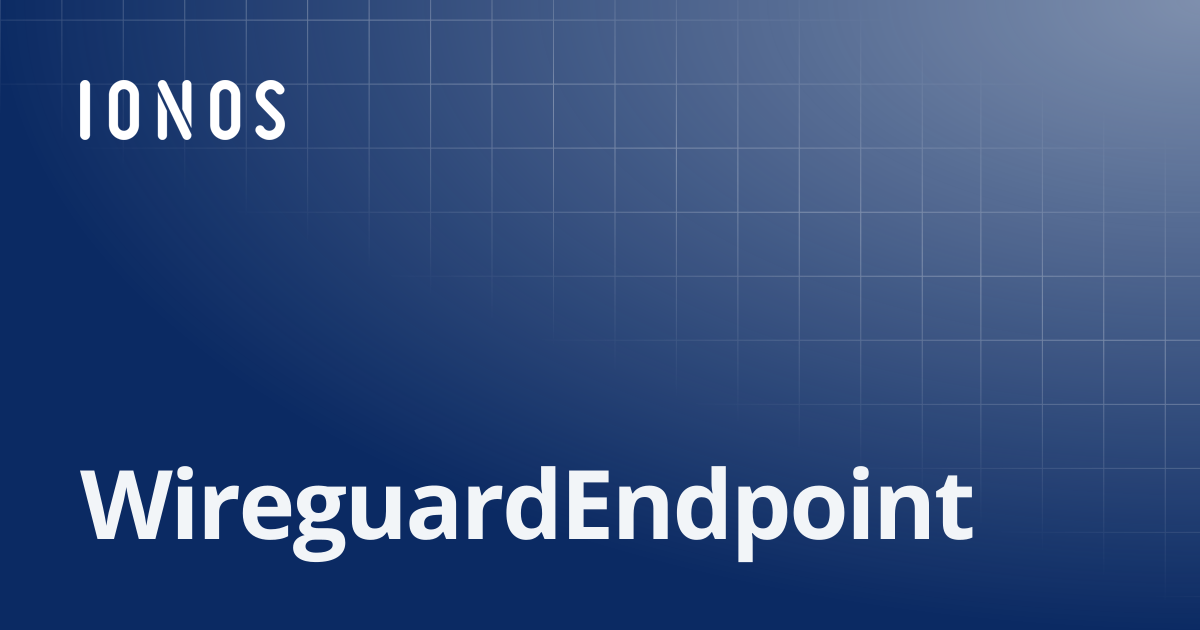 WireguardEndpoint | SDK Go Bundle
