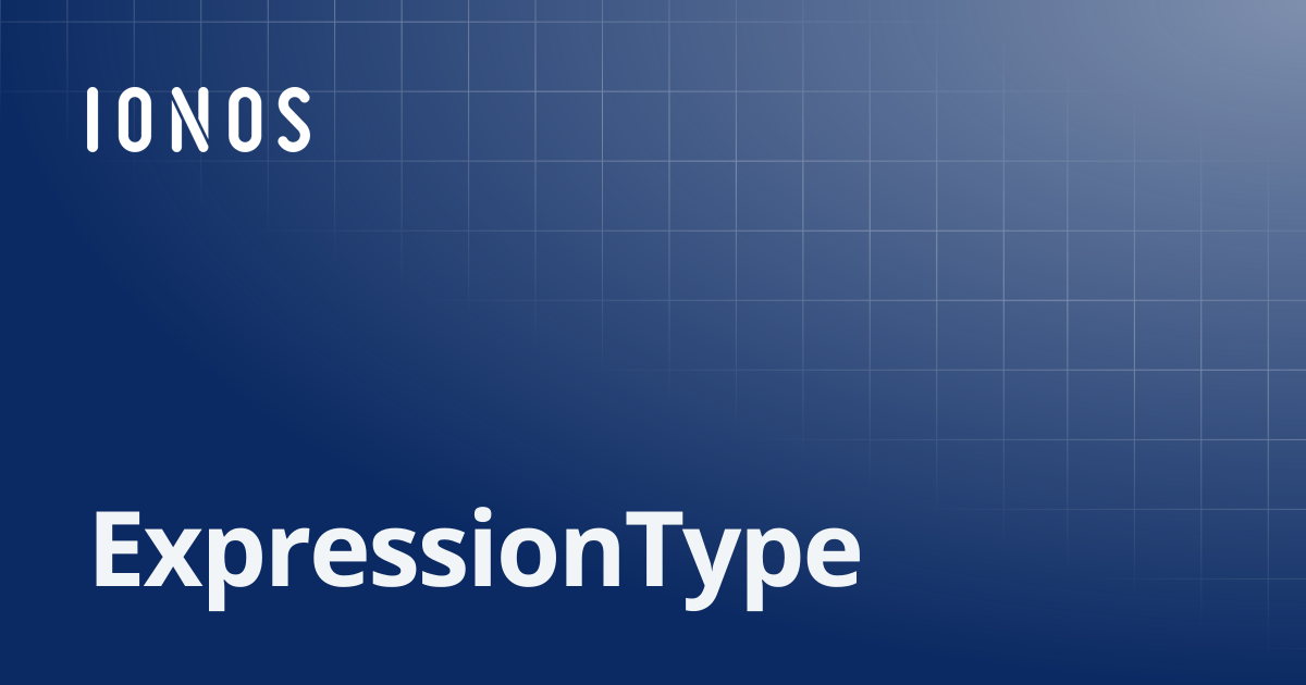 ExpressionType | SDK Go Bundle