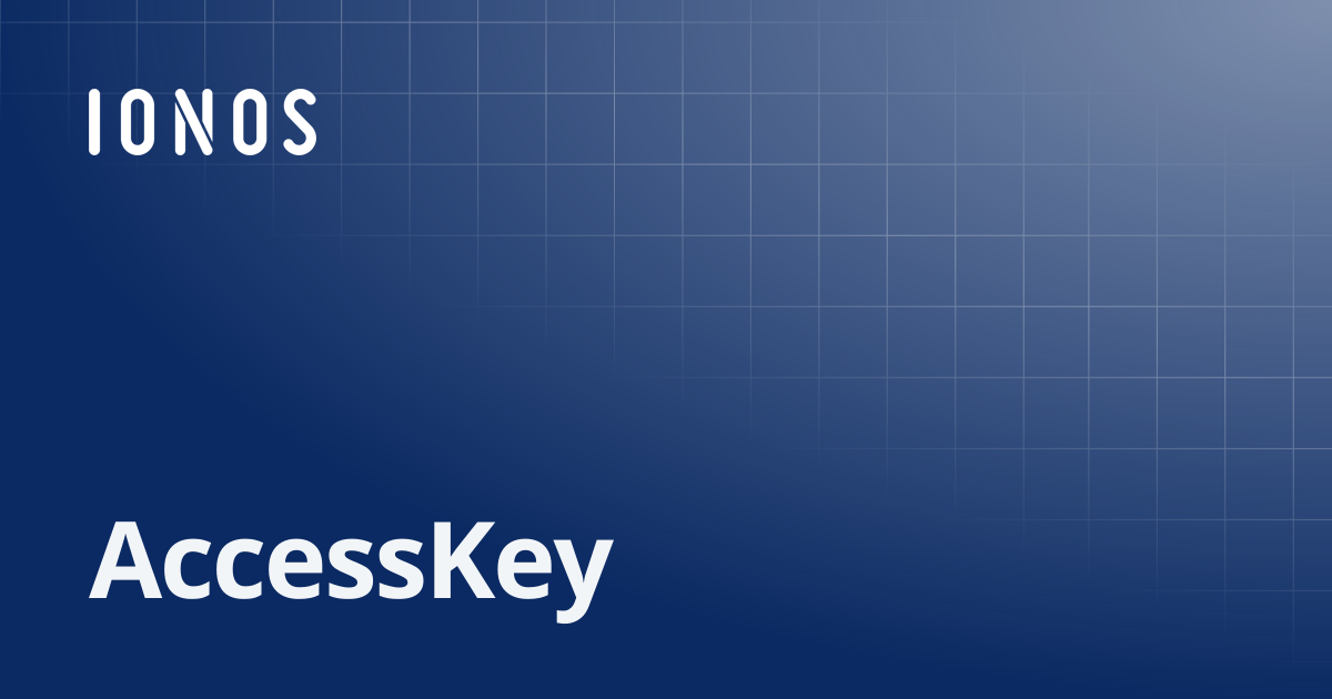AccessKey | SDK Go Bundle