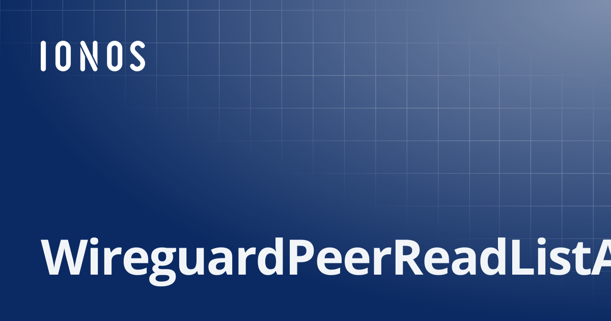 WireguardPeerReadListAllOf | SDK Go Bundle