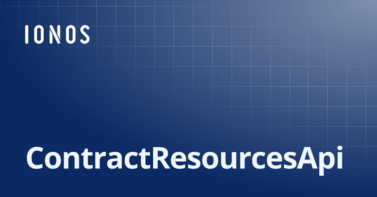 ContractResourcesApi | SDK Go Bundle