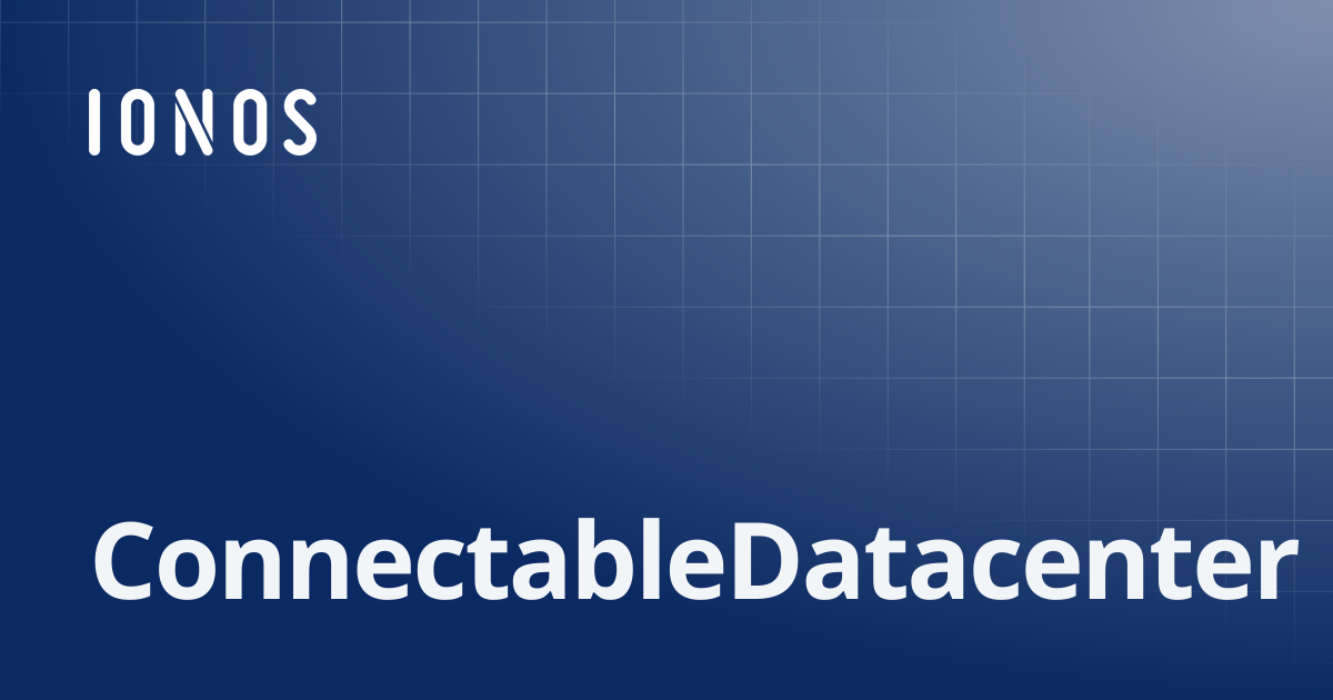 ConnectableDatacenter | SDK Go Bundle
