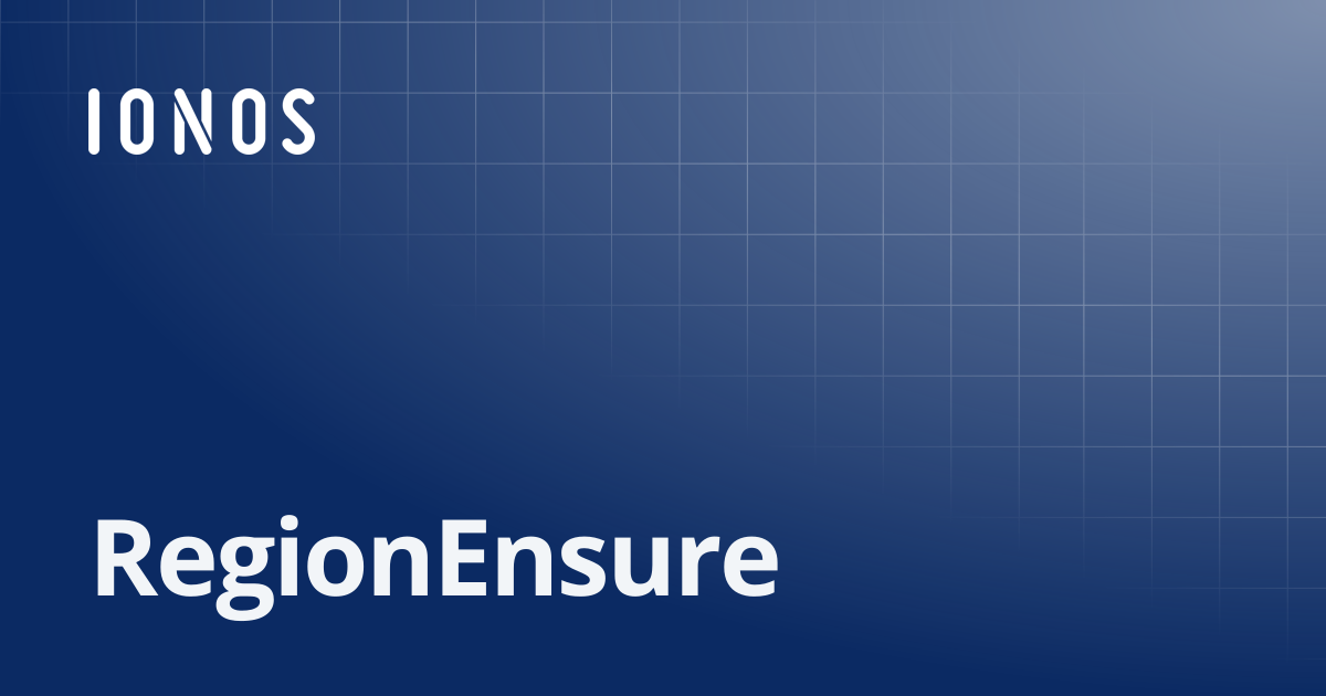 RegionEnsure | SDK Go Bundle