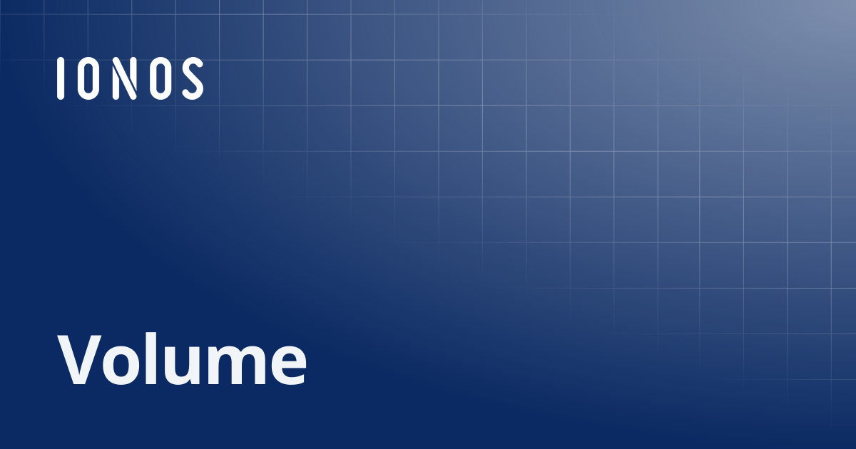 Volume | SDK Go Bundle
