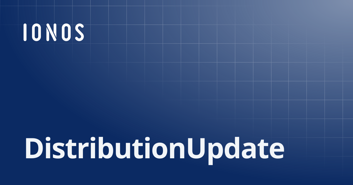 DistributionUpdate | SDK Go Bundle