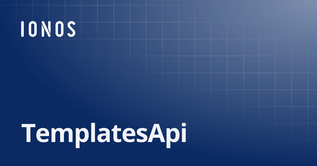 TemplatesApi | SDK Go Bundle
