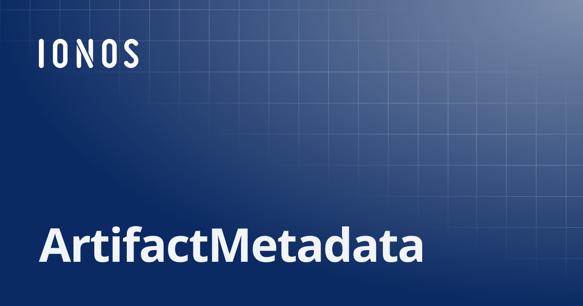 ArtifactMetadata | SDK Go Bundle