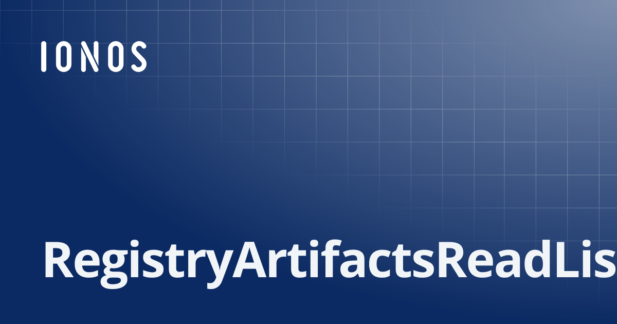 RegistryArtifactsReadList | SDK Go Bundle