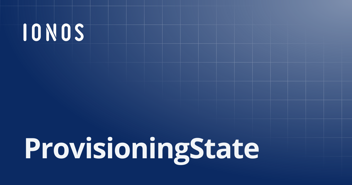 ProvisioningState | SDK Go Bundle