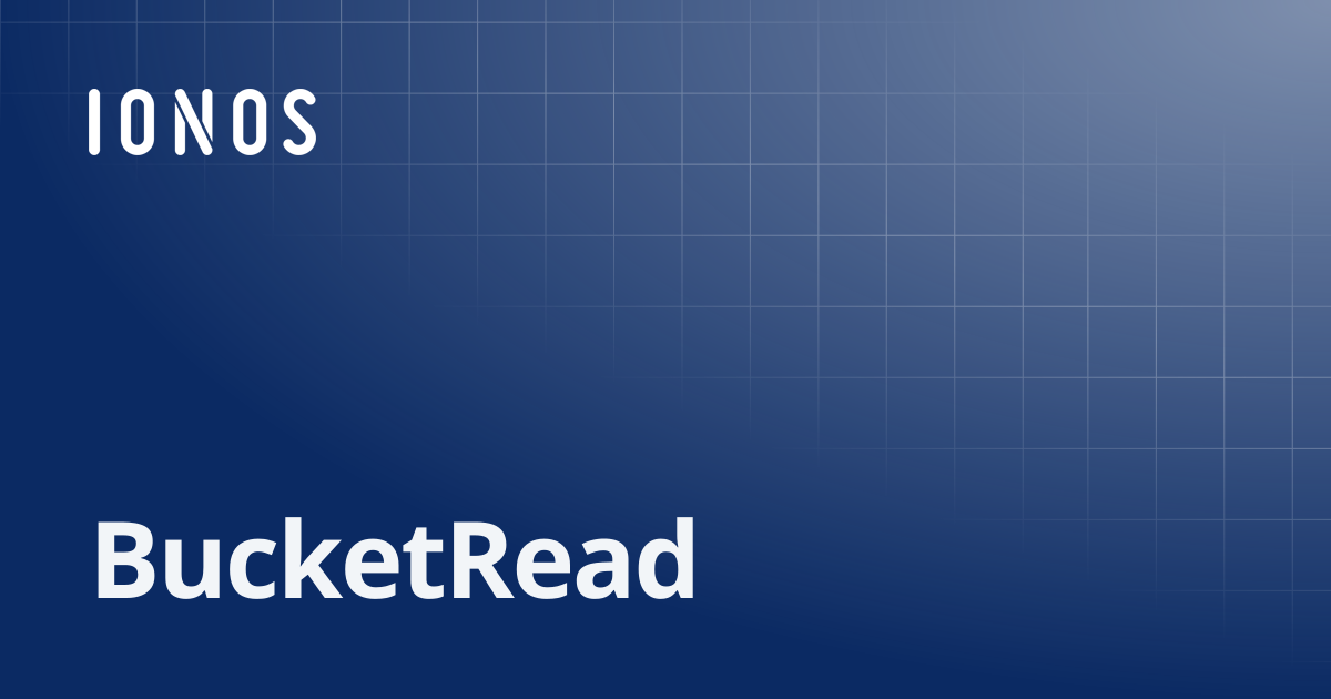 BucketRead | SDK Go Bundle