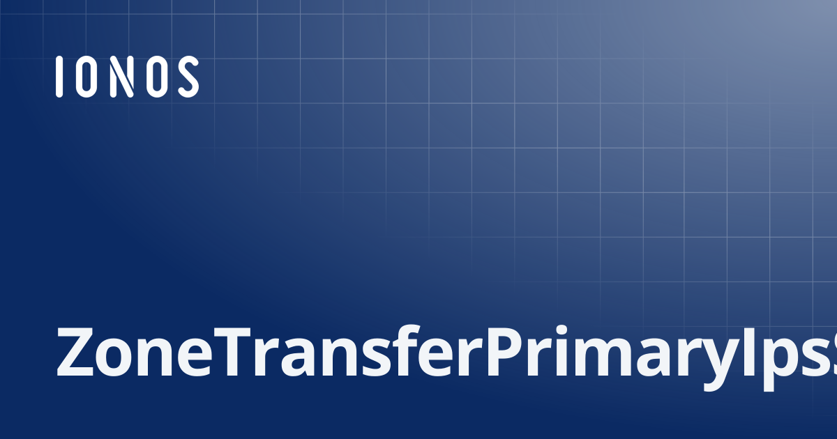 ZoneTransferPrimaryIpsStatus | SDK Go Bundle