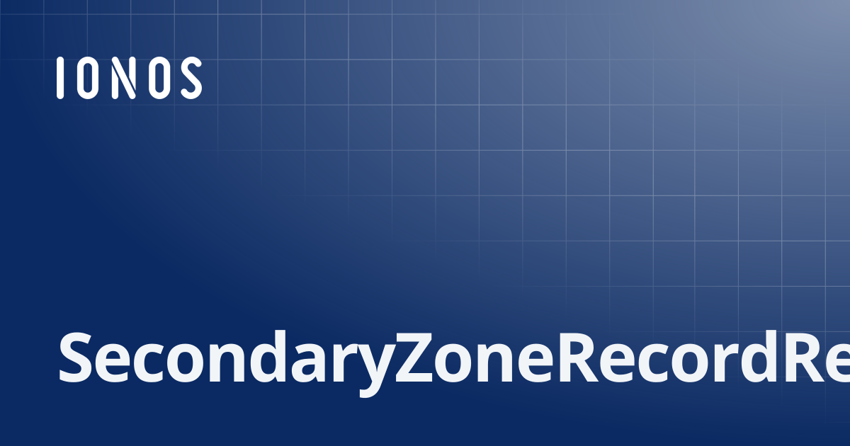 SecondaryZoneRecordRead | SDK Go Bundle