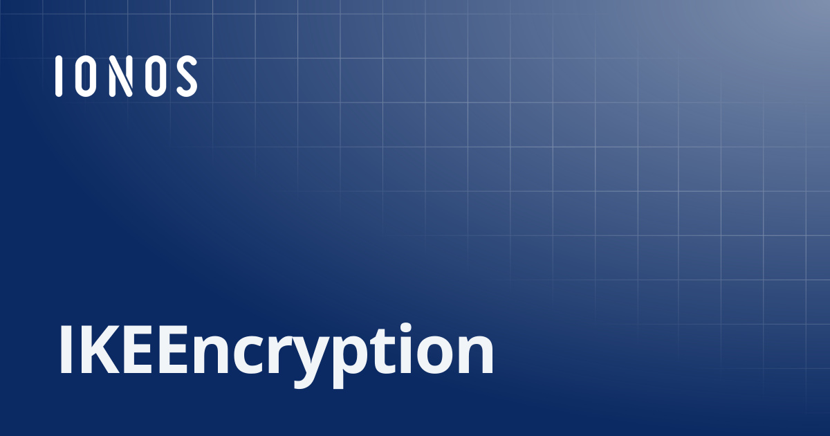 IKEEncryption | SDK Go Bundle