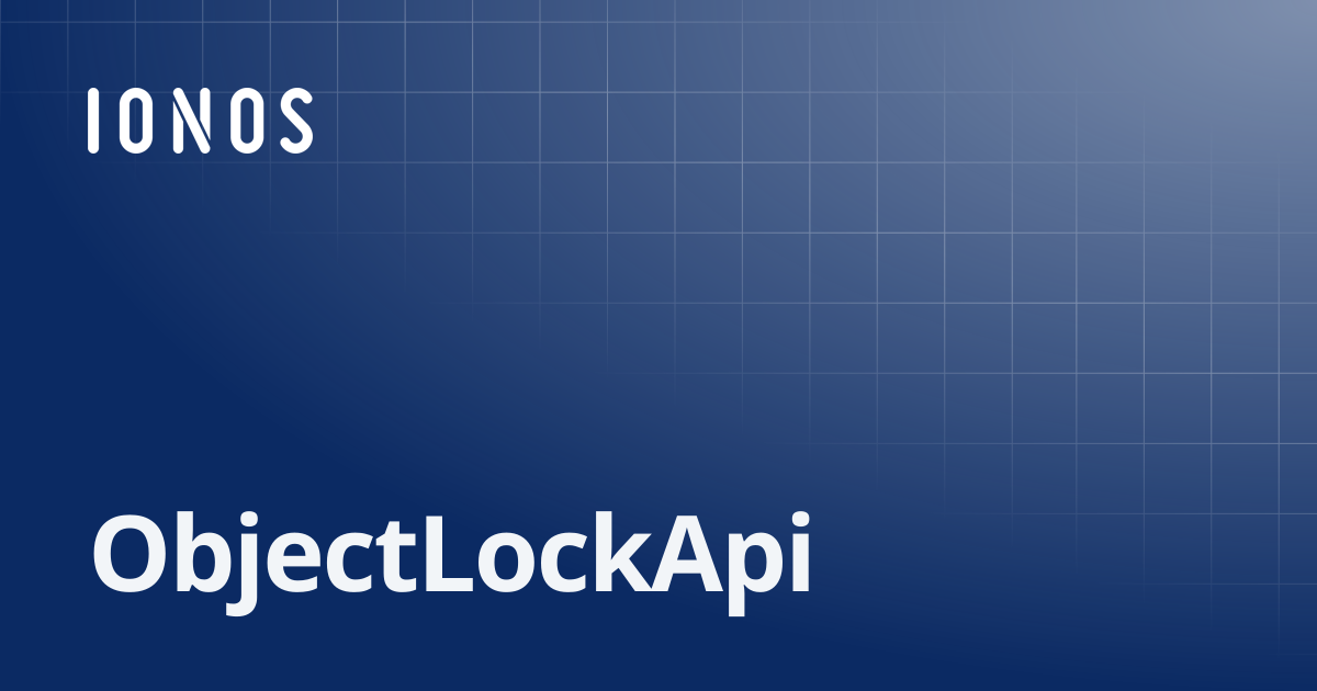 ObjectLockApi | SDK Go Bundle