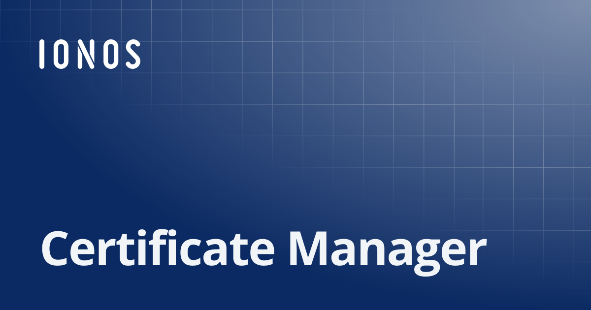 Certificate Manager | SDK Go Bundle