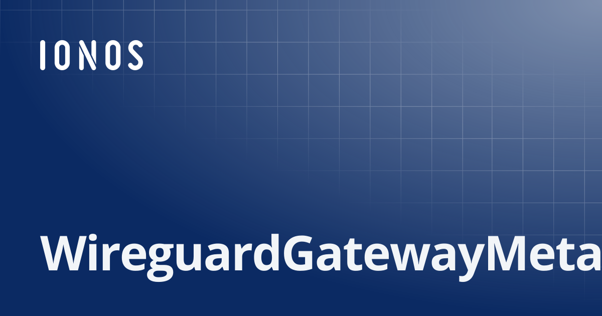 WireguardGatewayMetadataAllOf | SDK Go Bundle