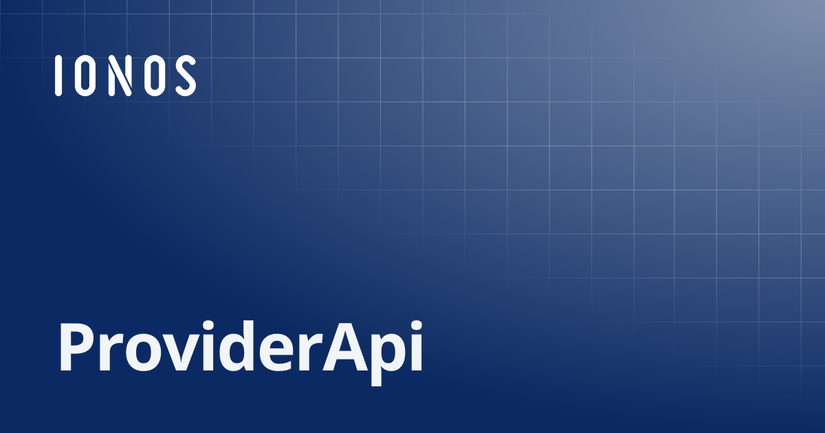 ProviderApi | SDK Go Bundle