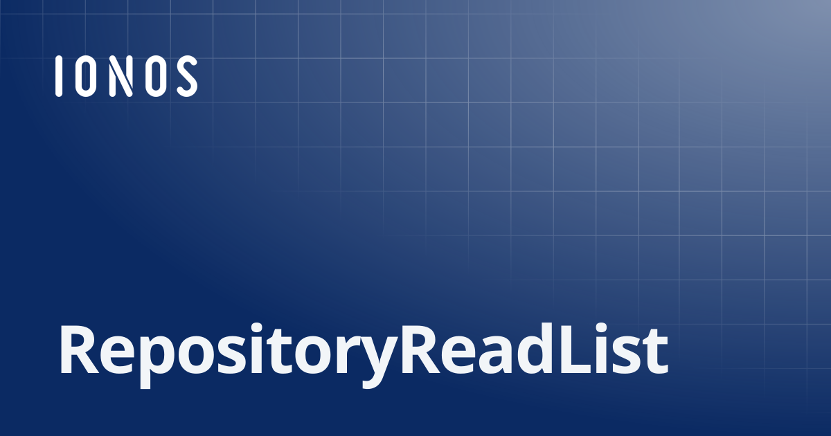 RepositoryReadList | SDK Go Bundle